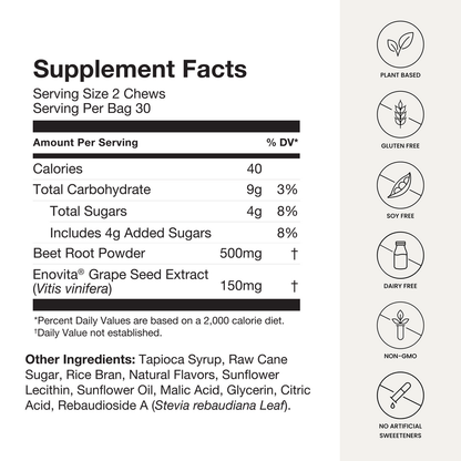 SuperBeets® Heart Chews - 60 Count